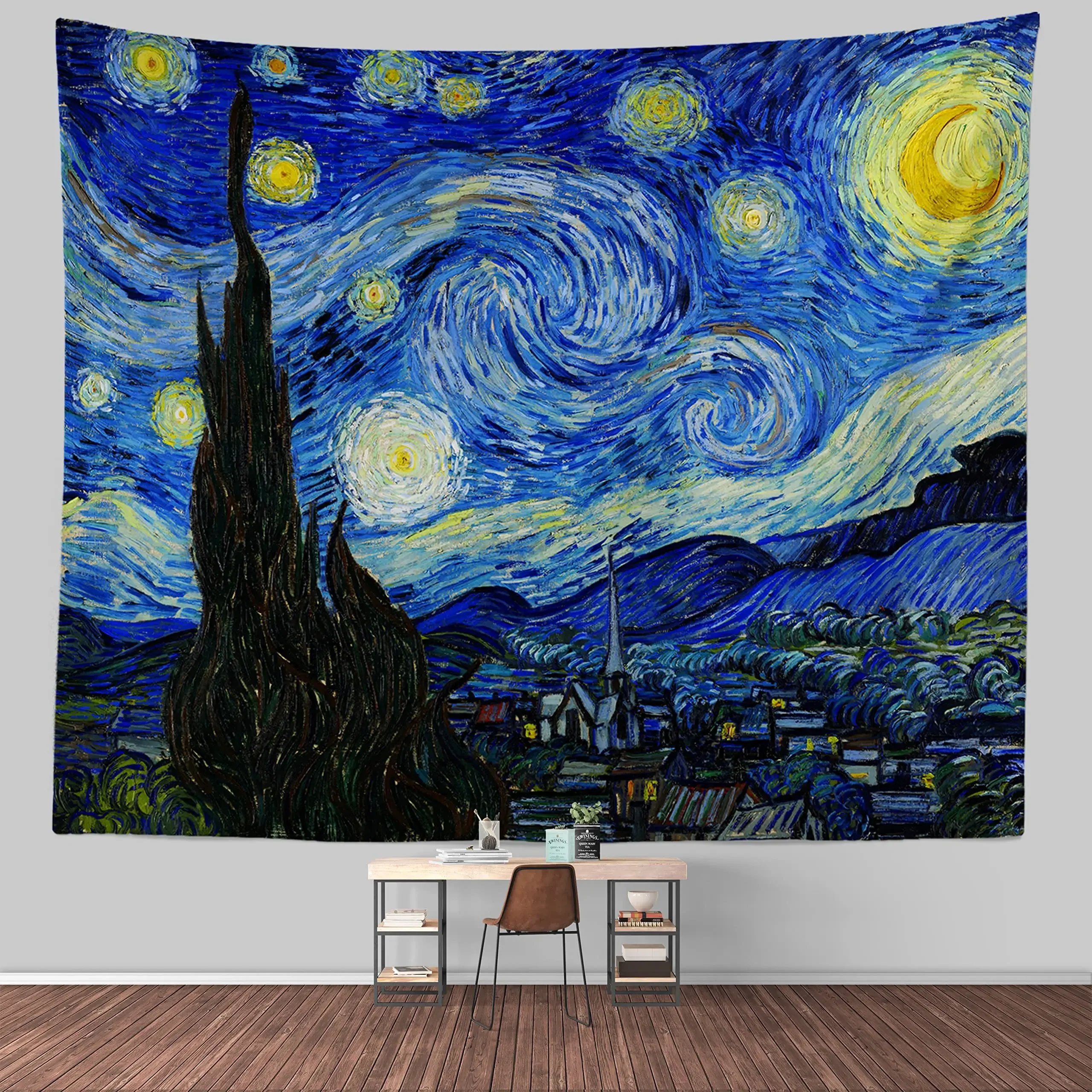 Ван Гог художественный гобелен абстрактный хиппи винтажный эстетический