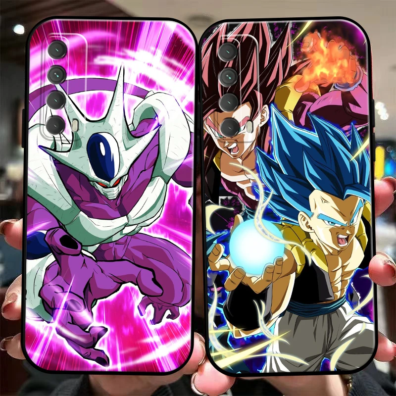 

Japanese Anime Dragon Ball Phone Case For Huawei P Smart Z 2019 2021 P20 P20 Lite Pro P30 Lite Pro P40 P40 Lite 5G Soft Back