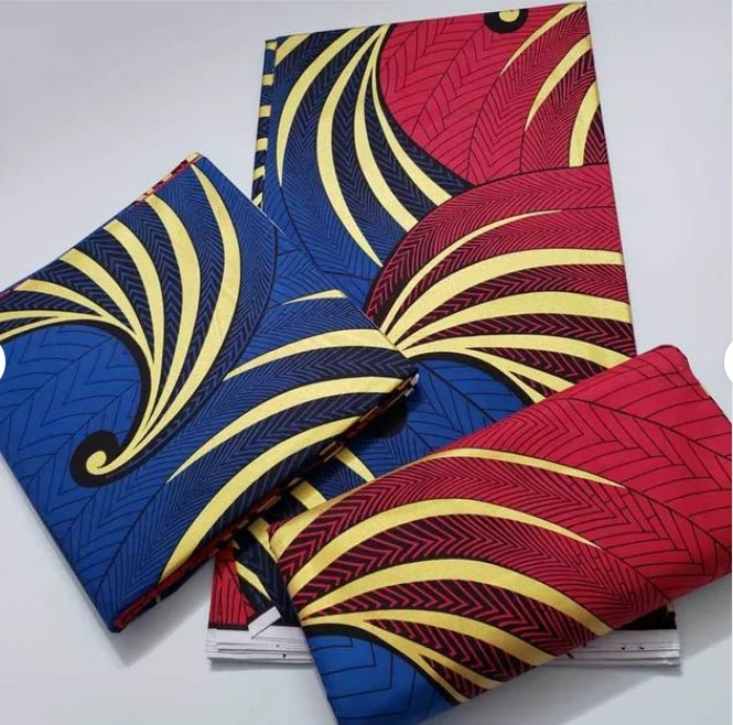 

New Nigerian African Wax Fabric Cotton Printing Batik Ankara High Quality Wax Worthy of The Name of Gold Material