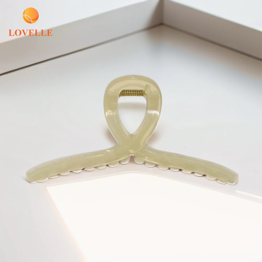 LOVELLE Женские Простые Пластиковые Коготь Для Волос Маленького Размера 11 См Черные