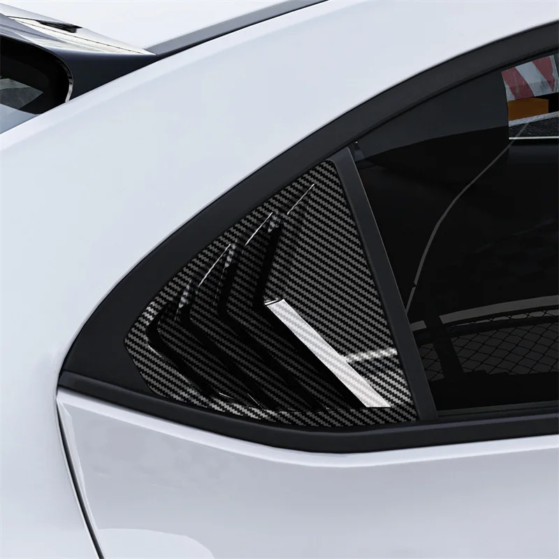 Глянцевый черный для Subaru WRX STI VB 2022 + треугольная жалюзи в форме акулы крышка