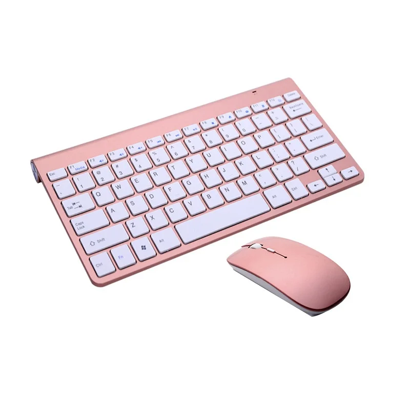 

2.4G Wireless Keyboard and Mouse Protable Mini Keyboard Mouse Combo Set For Notebook Laptop Mac Desktop PC Computer Smart TV PS4