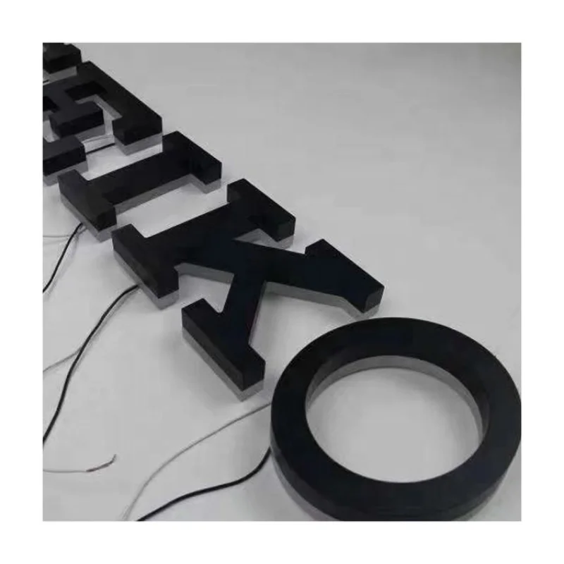 

Factory direct sales professional design led backlight letters can be customized letter logo product quality is guaranteed