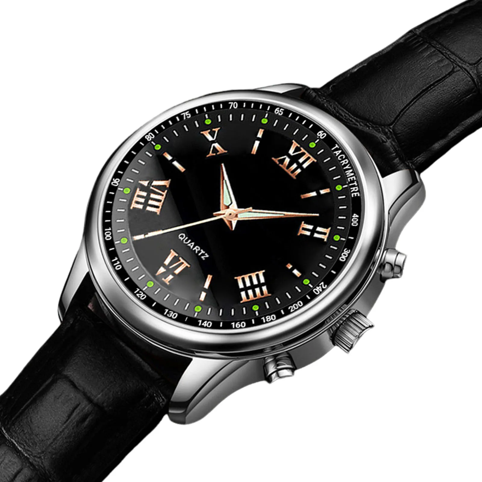 Модные Бизнес Мужские часы с тонким чехол дизайн аналоговые дисплей для мужчин