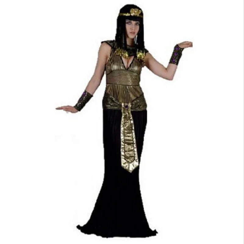 Костюм для косплея "Египетская принцесса" - новый костюм египетского фараона для Хэллоуина для взрослых и детей, девочек, маскарадных праздников, Клеопатра Королевская.
