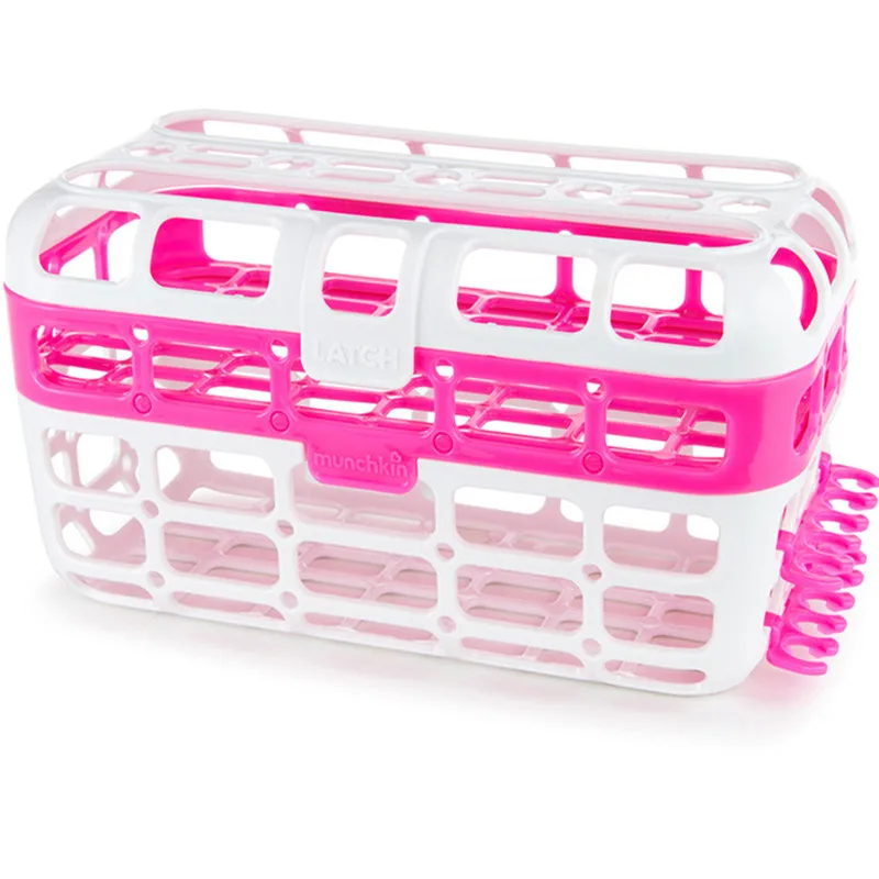High Capacity Baby Dish Pacifier Straw Basket Milk Bottle Drying Organizer Draining Storage Tableware Food Dishwasher Baskets