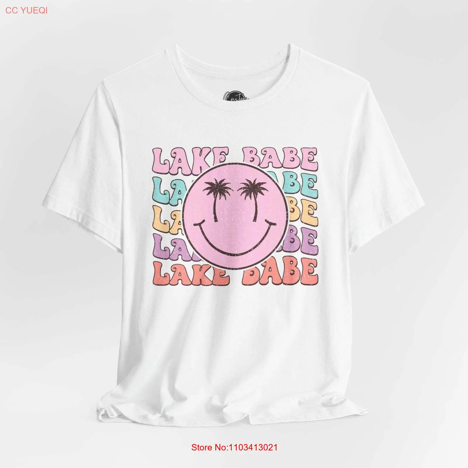 Футболка детская в стиле ретро с изображением озера-винтажный Летний стиль для