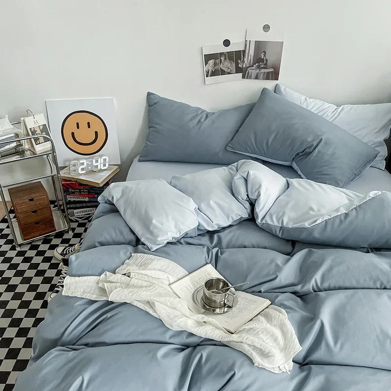 Простыня в скандинавском стиле летнее пододеяльник из четырех предметов шляпа