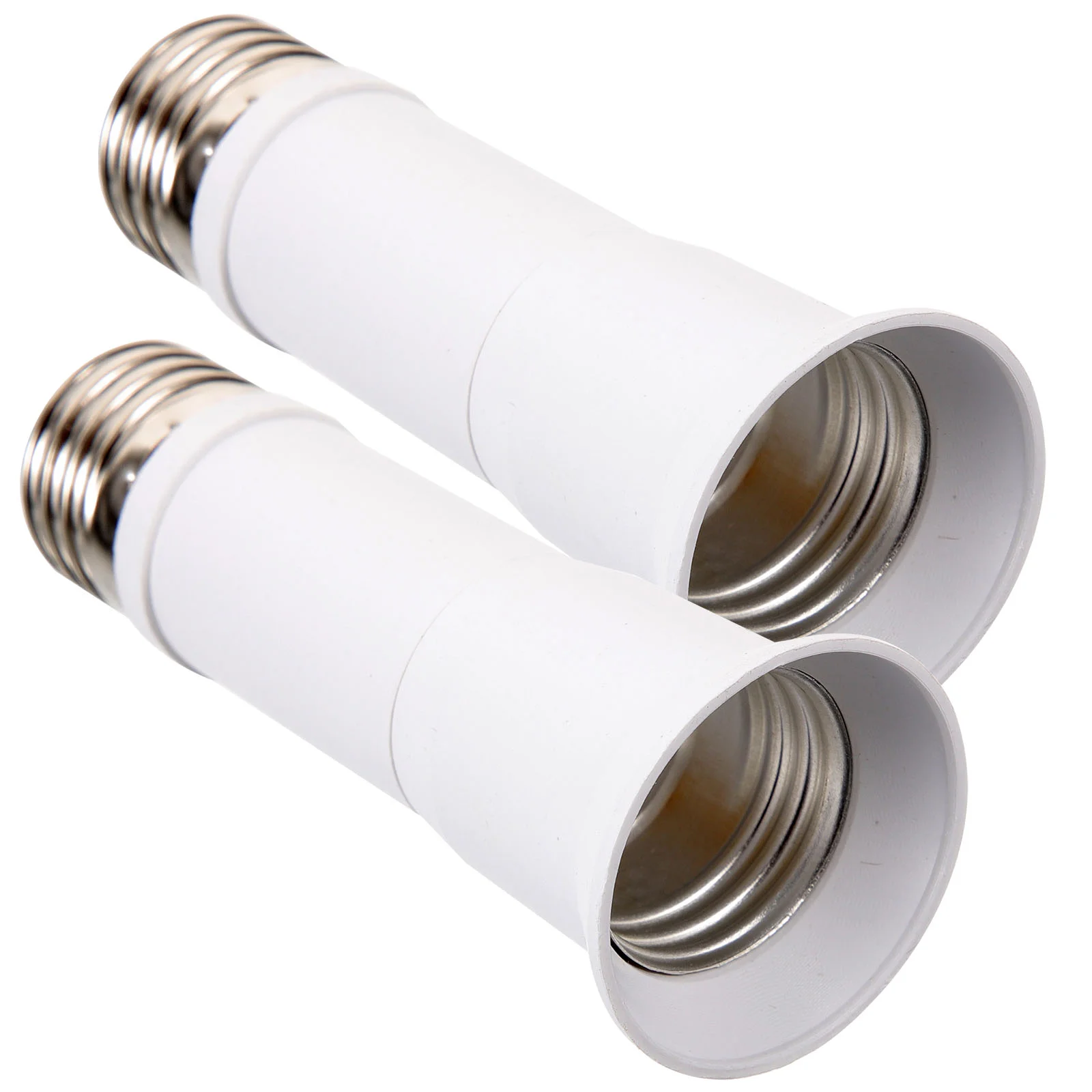 

2 Pcs E27 Retractable Lamp Head Light Bulb Extender Extension Socket Edison Bulbs Lighting Supply Plug Adapter Converter