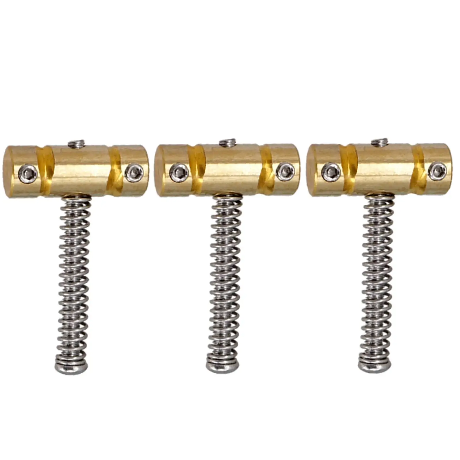 

3Pcs Compensated Brass Saddles Set Compensated Saddle Guitar Bridge Saddles