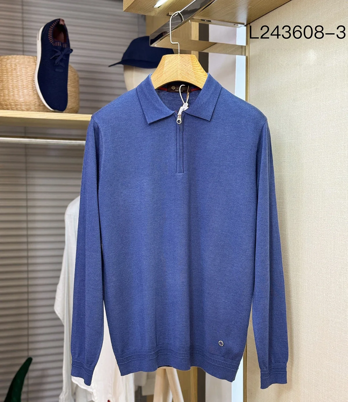 BILLIONAIRE OECHSLI кашемировый мужской свитер новинка 2025 теплая вязаная молния деловая