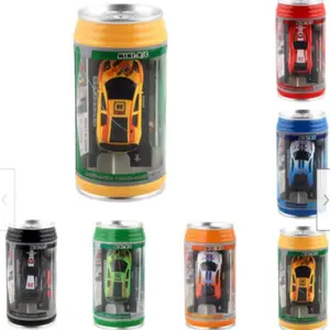 Imported 7cm x 3cm x 2.5cm Mini Coke Can Car Speed RC Radio Remote Control Micro Racing Car Kids Toys Gifts