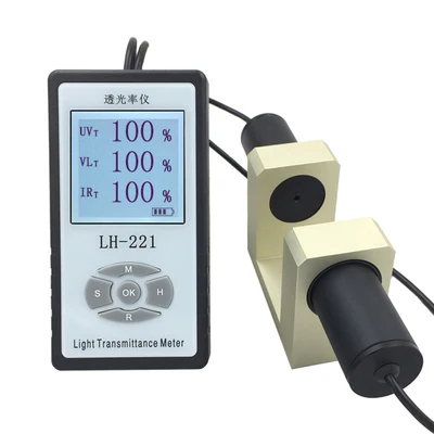 

LH- 221 Three-band Automobile Glass Transmittance Meter Transmittance Meter Solar Film Glasses Transmittance Tester