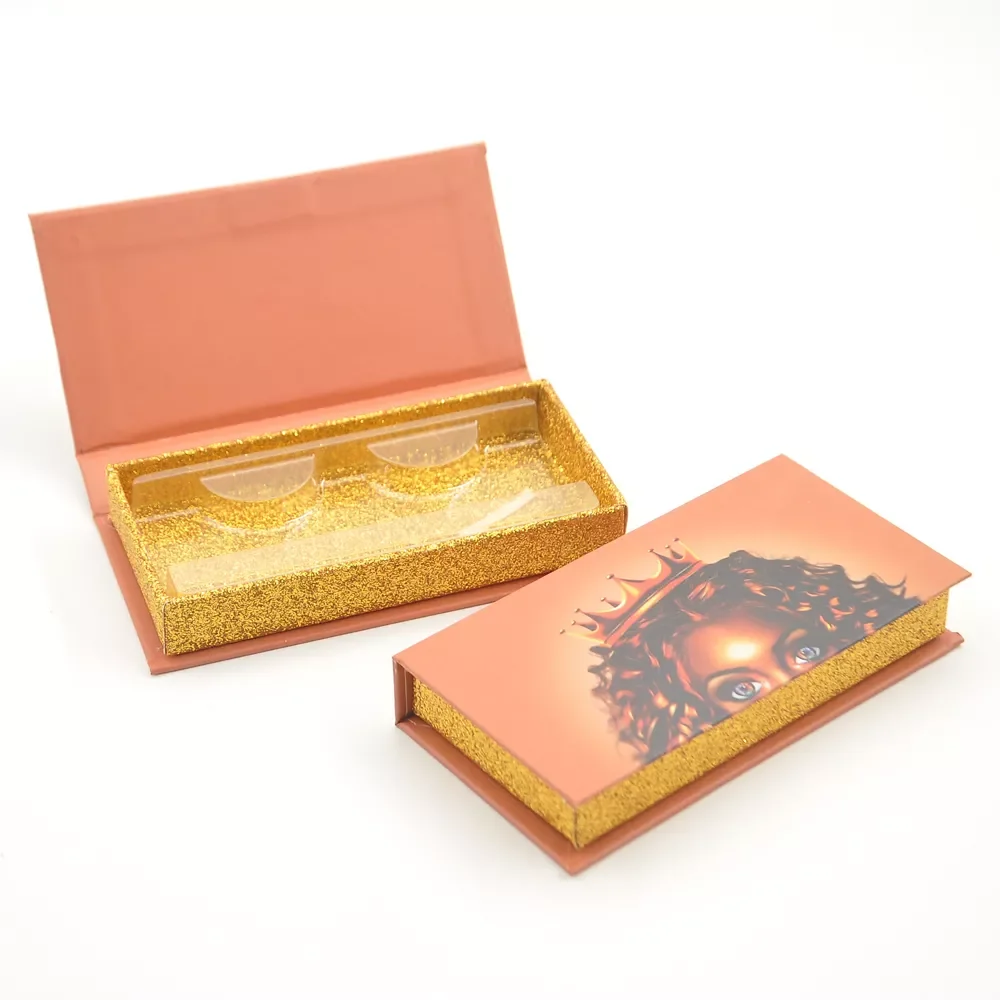 

NEW Wholesale Eyelash Packaging Box Lash Boxes Packaging Custom Logo Faux Cils 3d Mink Eyelashes Package Girl Case Supplier