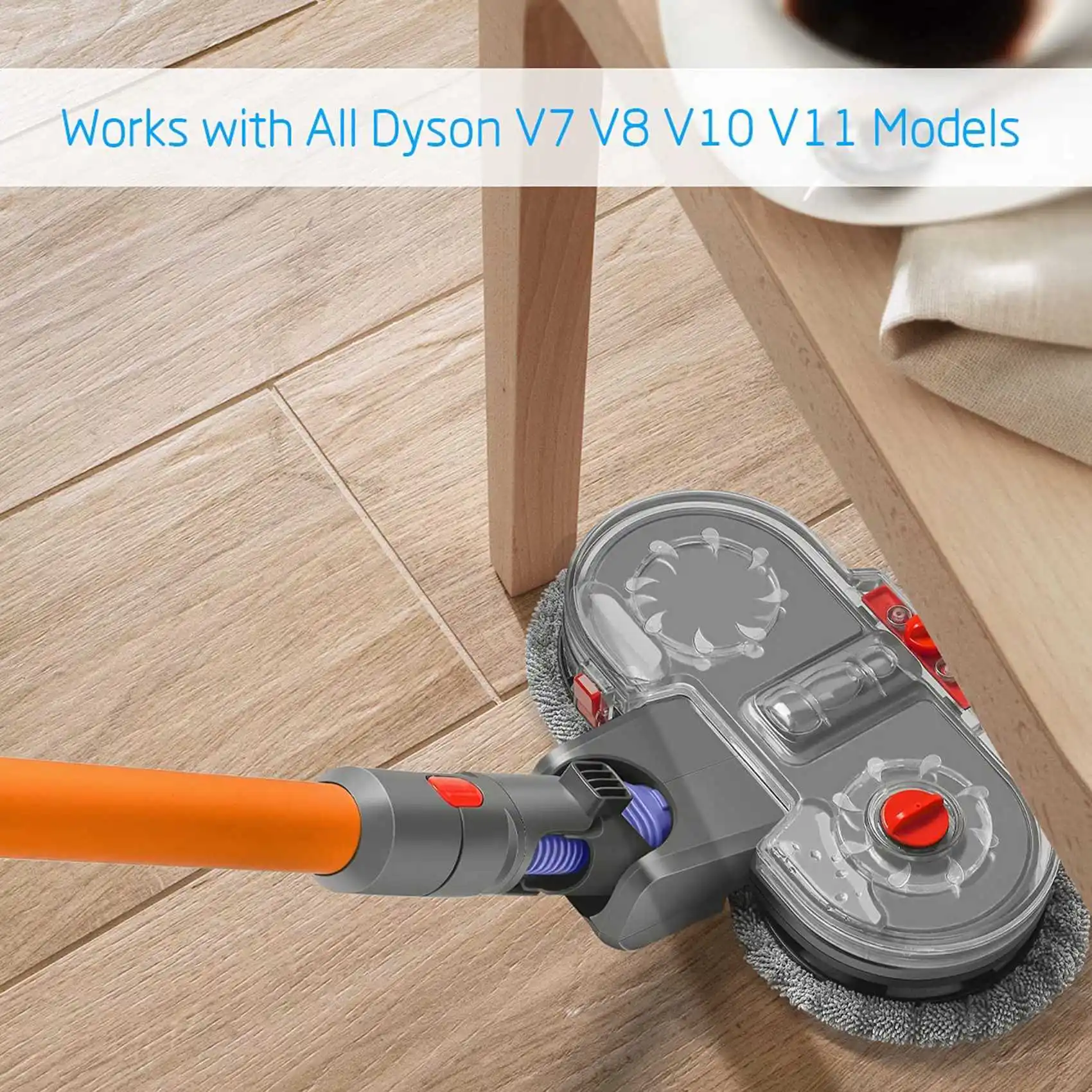 Электрическая Швабра для пылесоса Dyson V7 V8 V10 V11 V15 включая Съемный резервуар воды