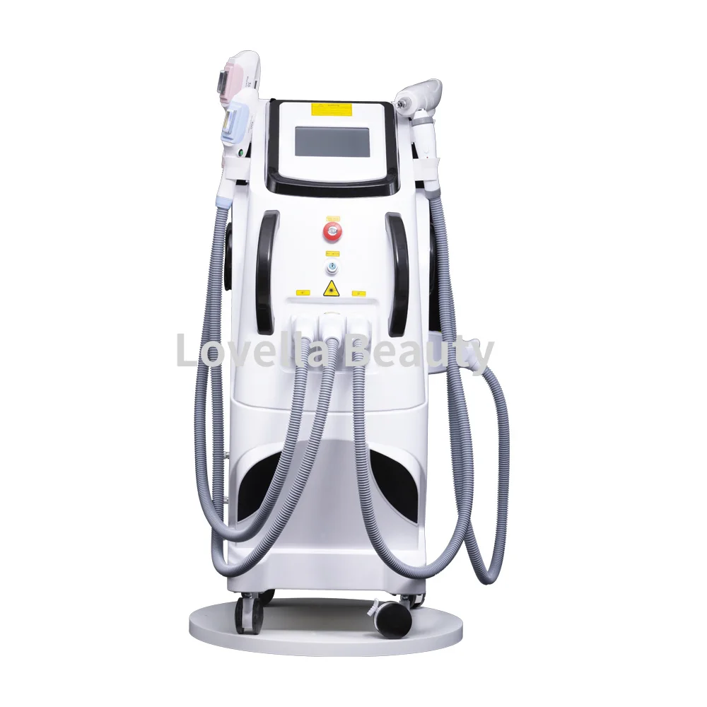 

OEM 4 in 1 Magneto IPL E-light Laser Nd Yag Laser Tattoo Removal SHR Permanent Hair Removal Laser Hair removal OPT IPL For Salon