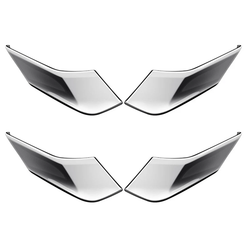 

4X Exterior Chrome Silver A Pillar Front Side Window Panel Cover Trim Garnish For Toyota Corolla Cross 2021 2022