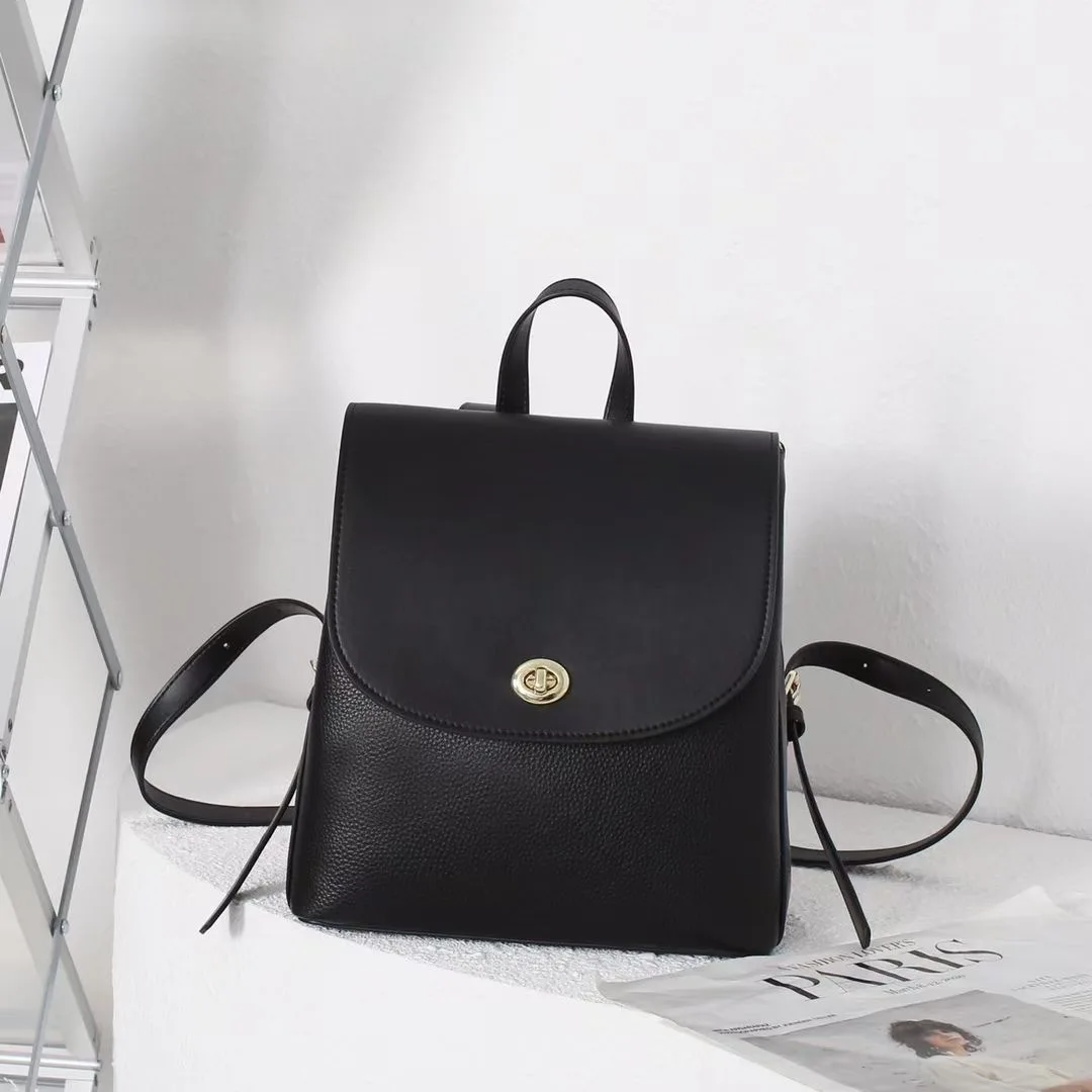 

Royal Bagger Fashion Backpacks for Women Genuine Cow Leather Ladies Square Pattern Shoulder Bag Travel Backpack Classic 9910