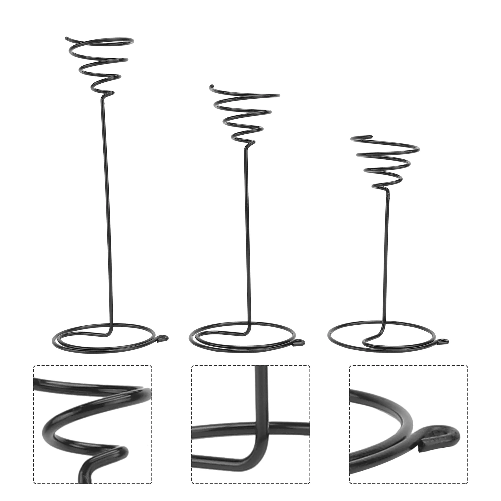 

3Pcs Premium Creative Unique Nice Flower Stands Spiral Flower Racks for Decor Balcony Garden