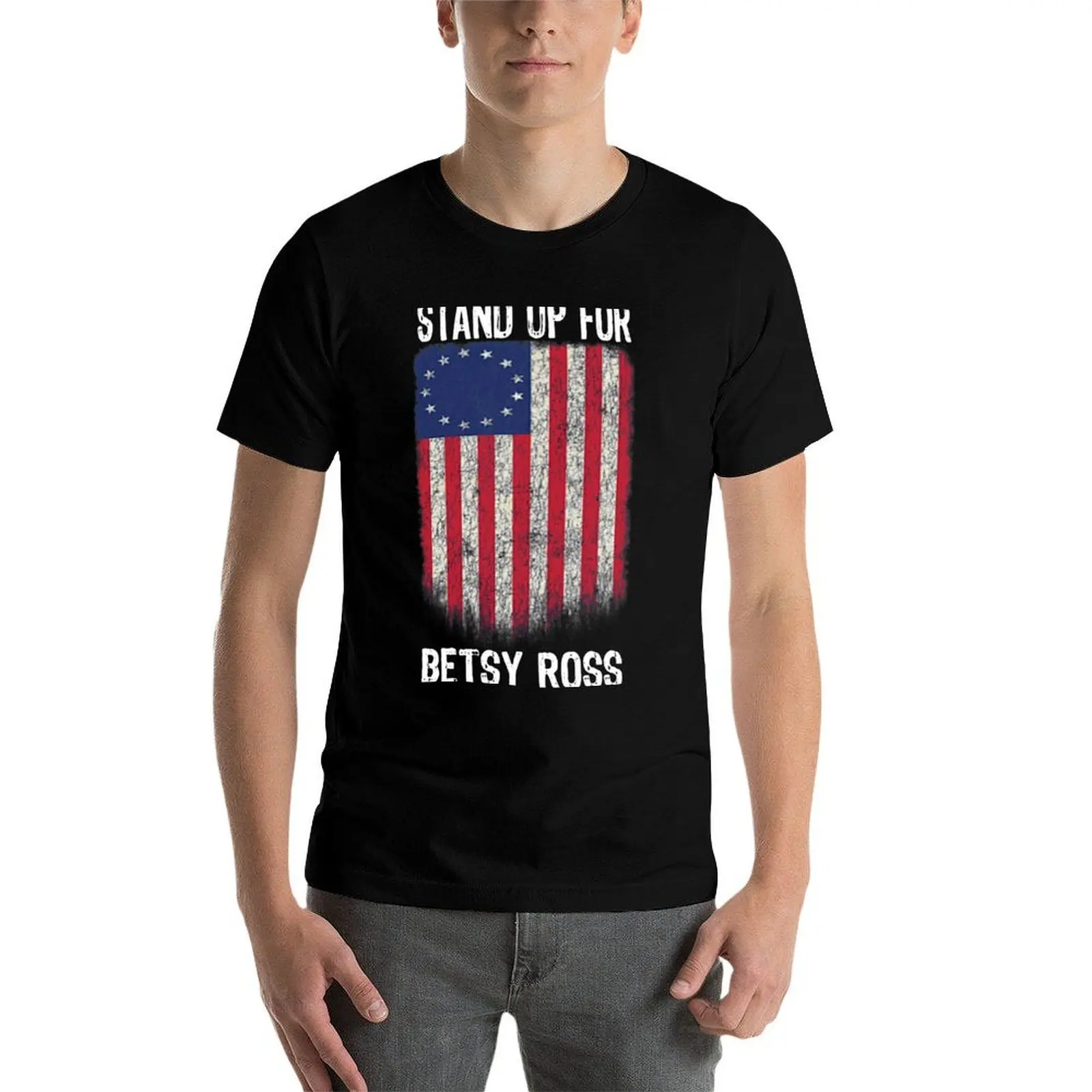 Фото Футболка с принтом Rush Betsy Ross Limbaugh, мужская футболка с графическим винтажным забавным рисунком, мужская забавная футболка, хлопковая футболка №3