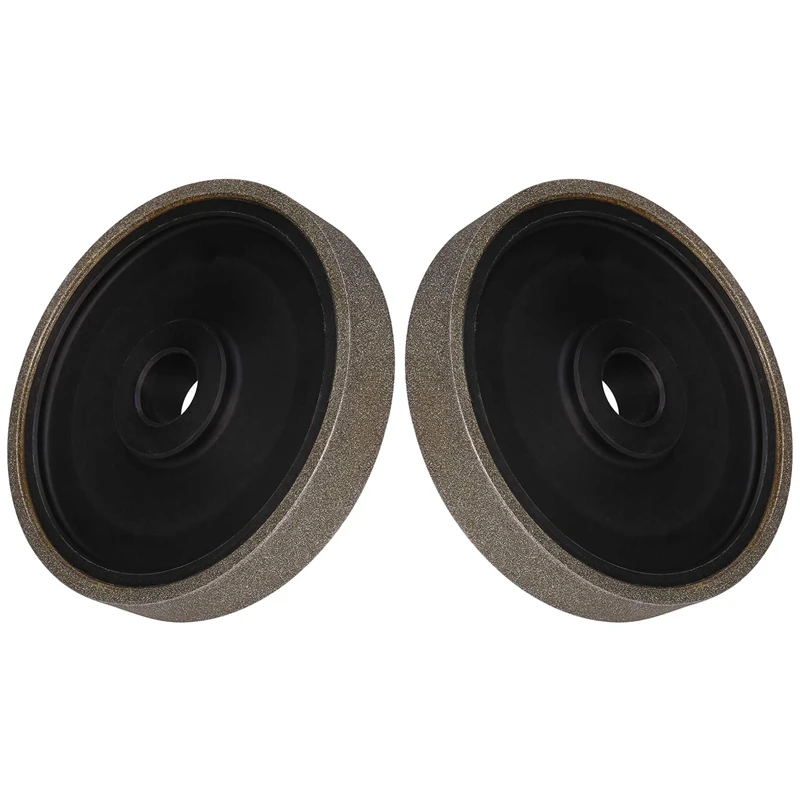 

JEYL 2X Diamond Lapidary Jewelry Grinding Wheel 6Inch X1 Inch (For Gem Granite Glass Stone Marble)-1000 & 3000