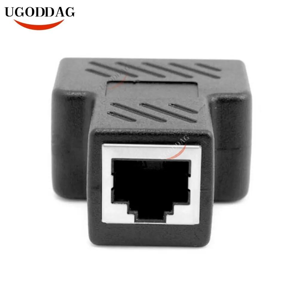 Практичный Разветвитель RJ45 переходник порт CAT5/6 LAN Ethernet-кабель высокая