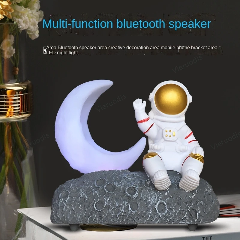

Лусветильник ПА астронавт Bluetooth динамик мультяшное украшение подарок на день рождения новый креативный подарок аудио