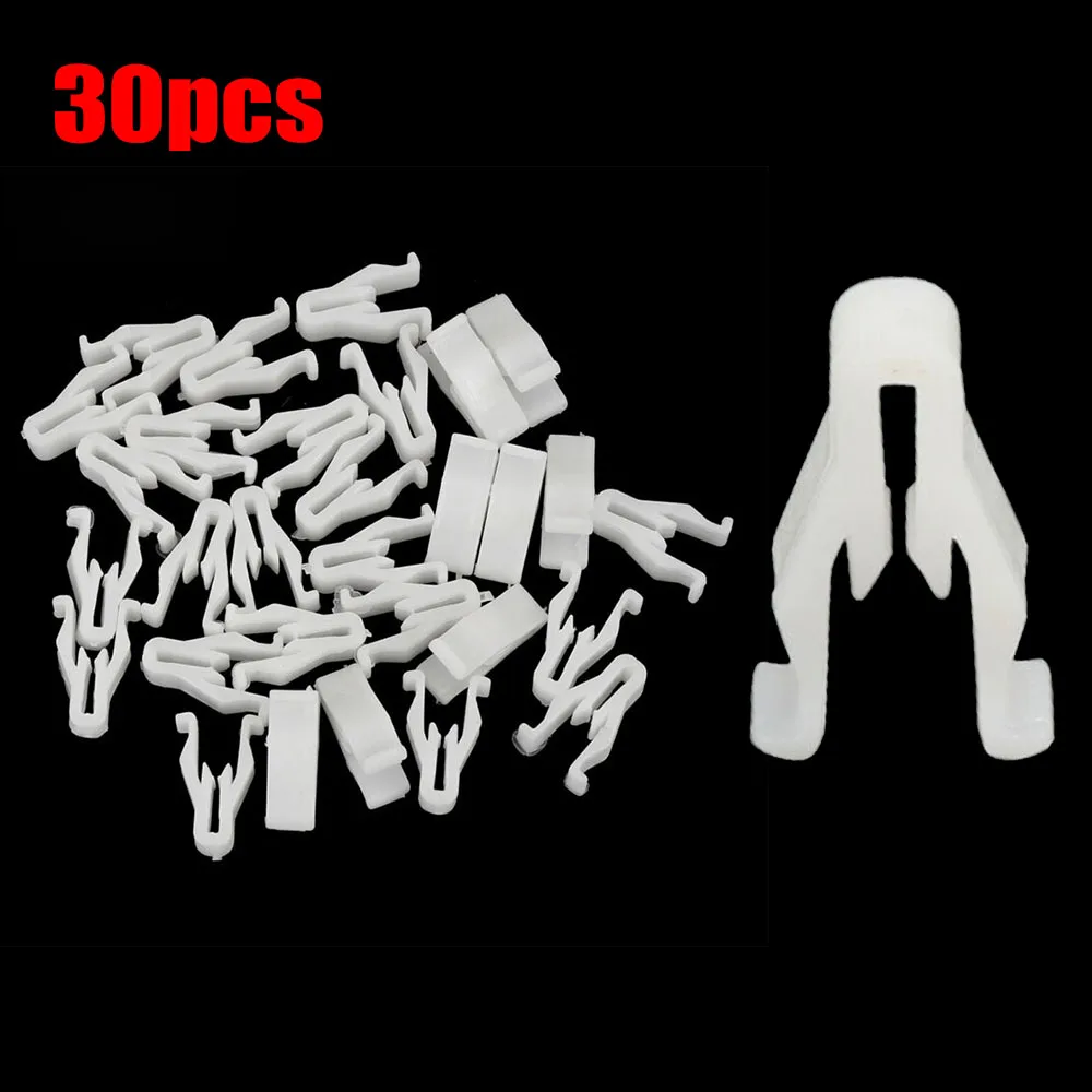 

Anti-corrosion Anti-wear Durable Parts Practical Accessories Switch Bezel Clip 30pcs Auto Plastic White CT200h