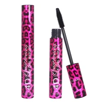 1pcs makeup red leopard mascara waterproof makeup and sweat proof not blooming long thick mascara eyelash extension cosmeticos