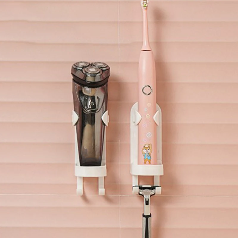 

Регулируемый держатель для зубной щетки, основание для электрической зубной щетки, нескользящее настенное крепление, экономия места в ванной комнате, стойка для кистей