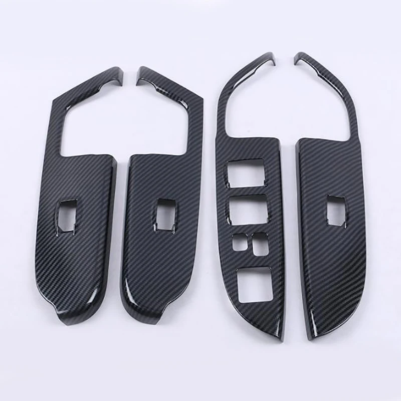 4 шт./компл. крышка переключателя подъема окна автомобиля из АБС-пластика