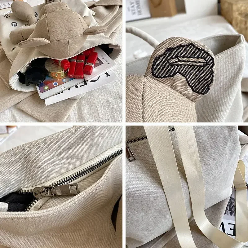 Рисунок 4 - Модный холщовый рюкзак с куклой-медведем