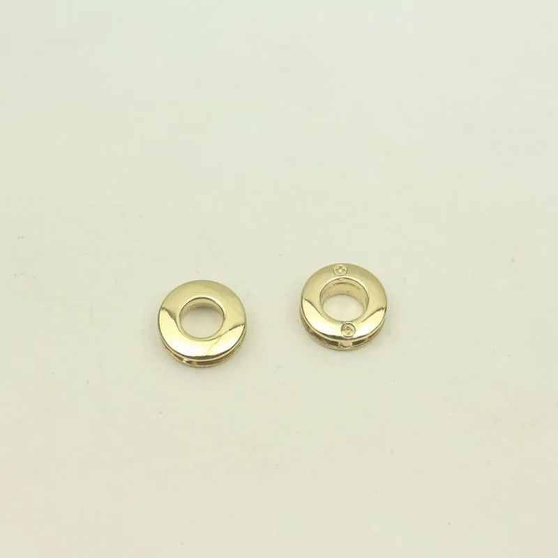 30pcs 10mm Dia. Metal O D Ring Eyelets Screw Buckles For Bag Belt Strap Dog Chain Buckle Clasp Bags Accessories Leather Crafts