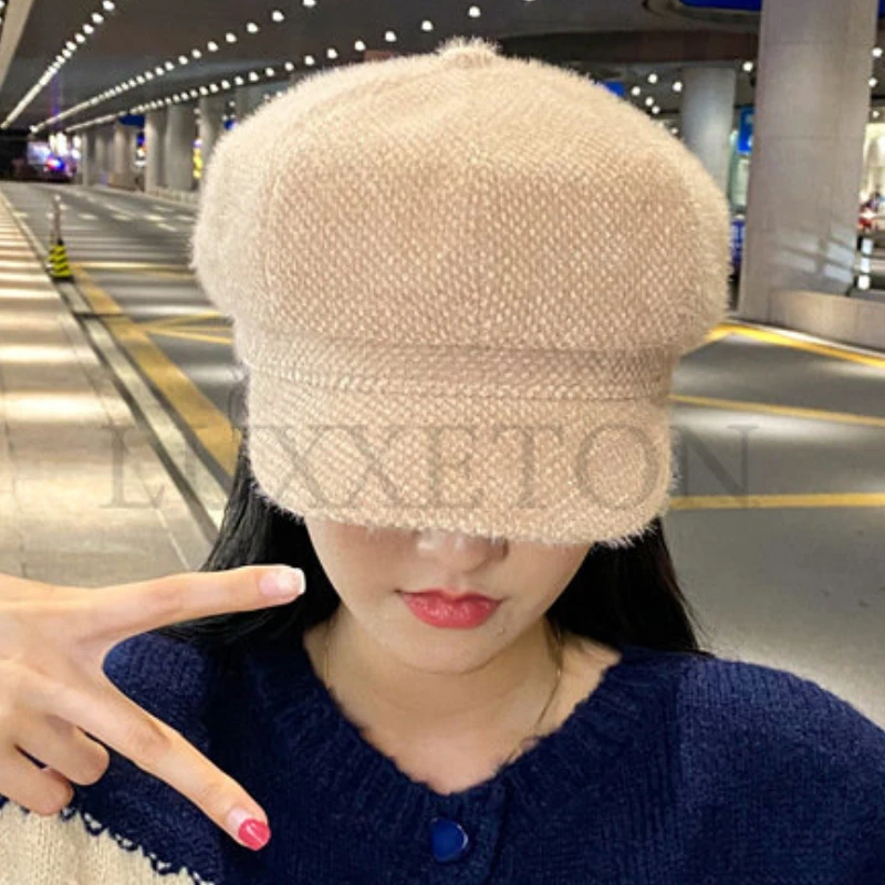 

Fashionable Mesh Snap Baseball Cap Women's Summer Sun Hat Women's Solid Color Breathable Wool Hat Warm Super Light Down Cotton