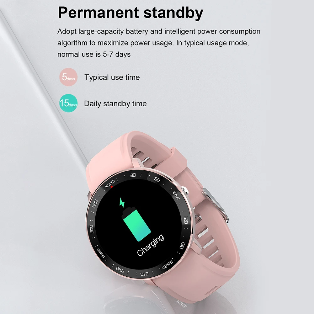 

IP67 Waterproof Sports Fitness Blood Pressure Monitor Smart Watch Smartwatch Blood Oxygen Measurement Inquiry