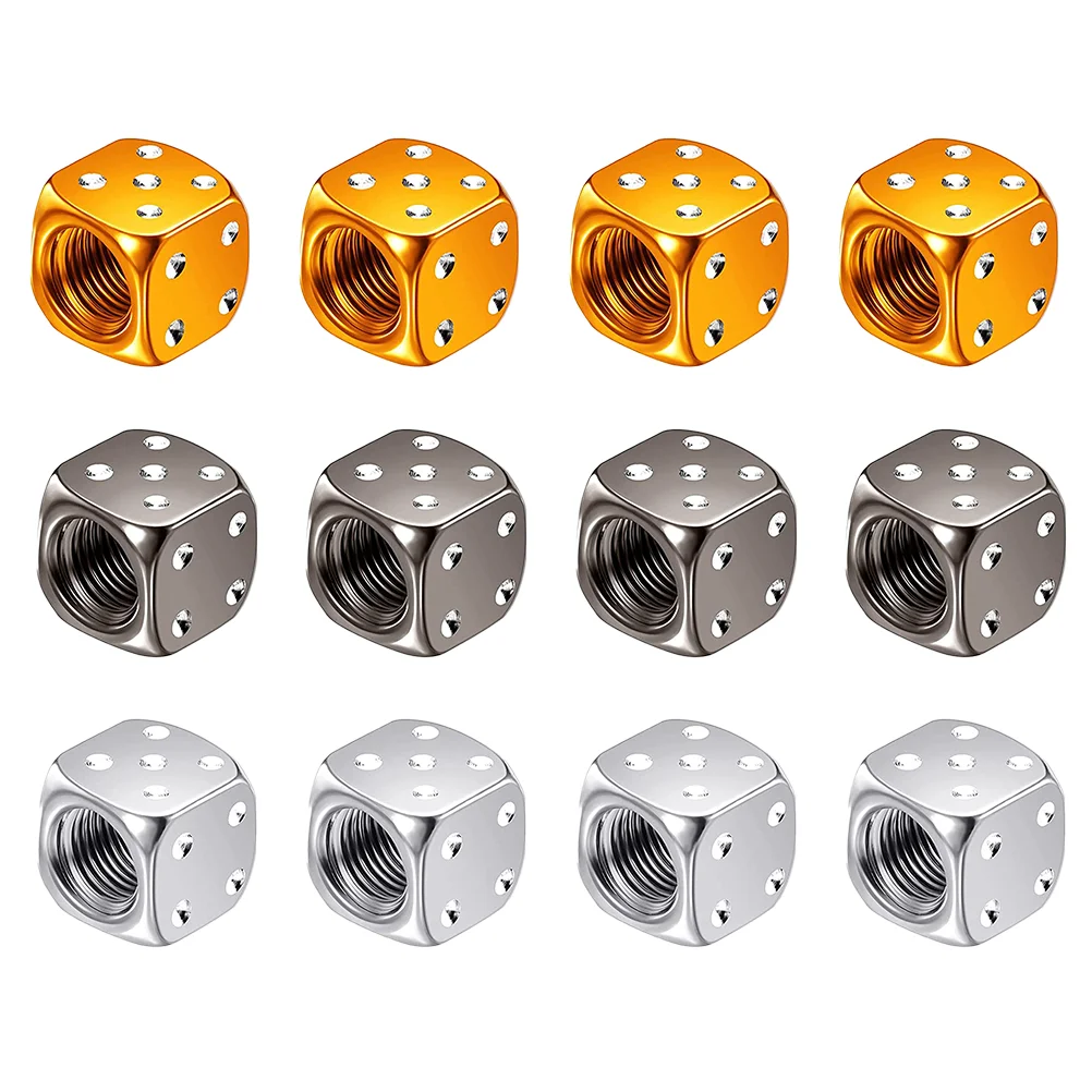 

12Pcs Sturdy resistance Practical Portable Tire Valves Accessories Bike Tools