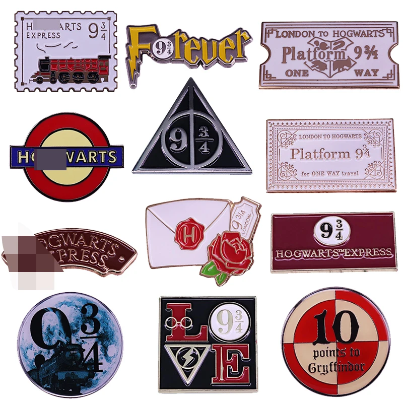 

HXXP Wizarding World Badge Enamel Pin Brooch Collection