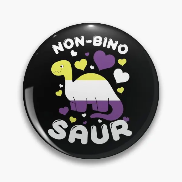 

Не бинозавр, желтая, белая и фиолетовая мягкая Булавка С Lgb, булавка на лацкан шляпы, мультяшный креативный значок, ювелирные изделия, модная брошь, Милая женская