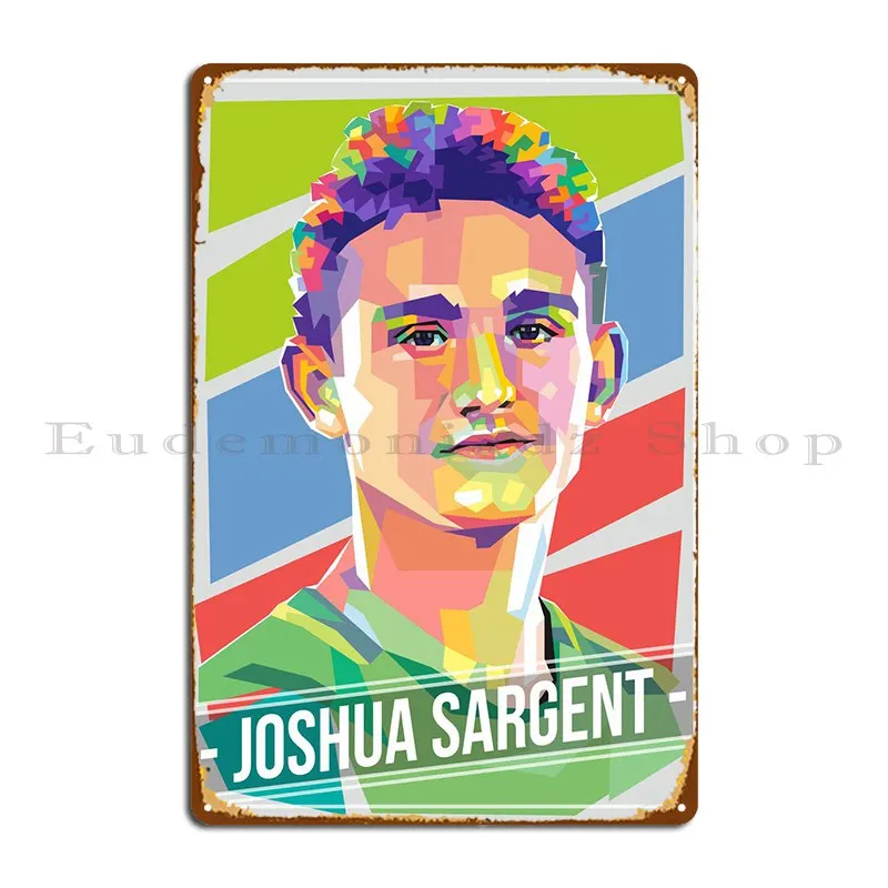 

Joshua Sargent Metal Plaque Retro Garage Kitchen Personalized Living Room Tin Sign Poster