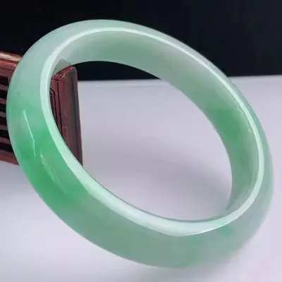 Ювелирные изделия zheru браслет из натурального бирманского нефрита 54 мм-62 мм