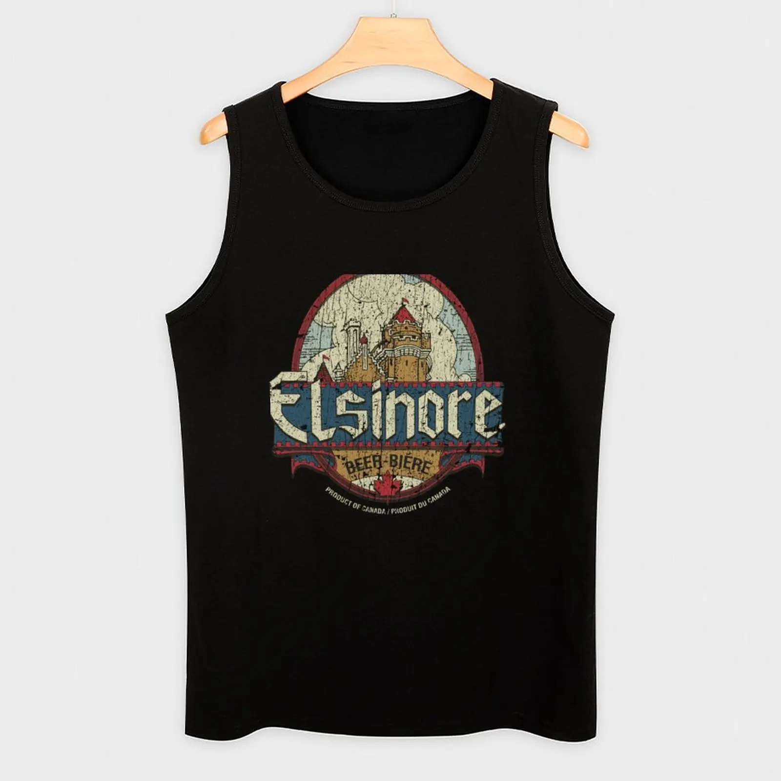 Фото Elsinore Beer 1983, майка для бодибилдинга, мужская летняя одежда, летняя футболка, мужская спортивная футболка №3