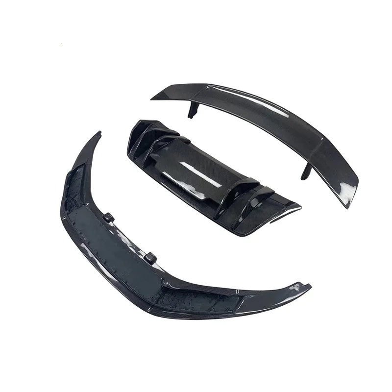 

Brilliant quality Newest V- Style Carbon Fiber Rear Diffuser Spoiler Front Lip Suitable For 2017-2019 R8 V10 Body Kits