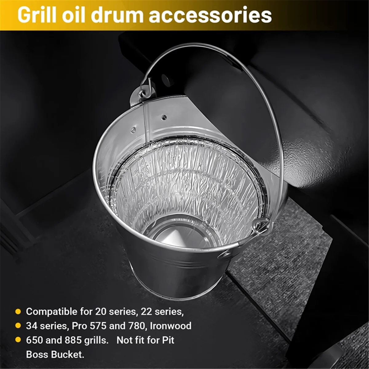 Одноразовые ковшовые вкладыши для смазки подходят древесных гранул Traeger