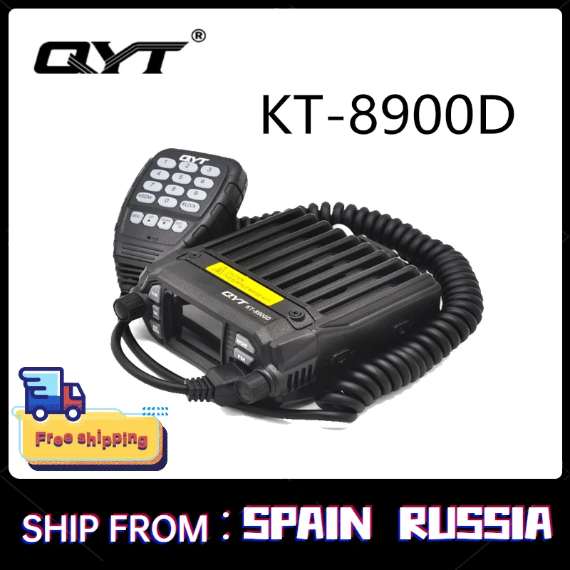 

QYT телефон, мобильный приемопередатчик, двухдиапазонный четырехдиапазонный режим ожидания, VHF/UHF 136-174/400-480 МГц, мини-радиолюбитель (HAM)