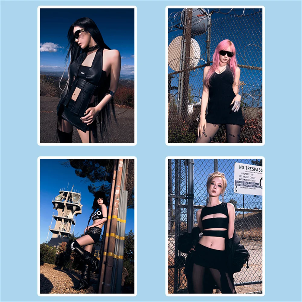 Kpop Whiplash альбом постер KARINA WINTER NINGNING GISELLE девятидюймовый персональный HD Passpoter