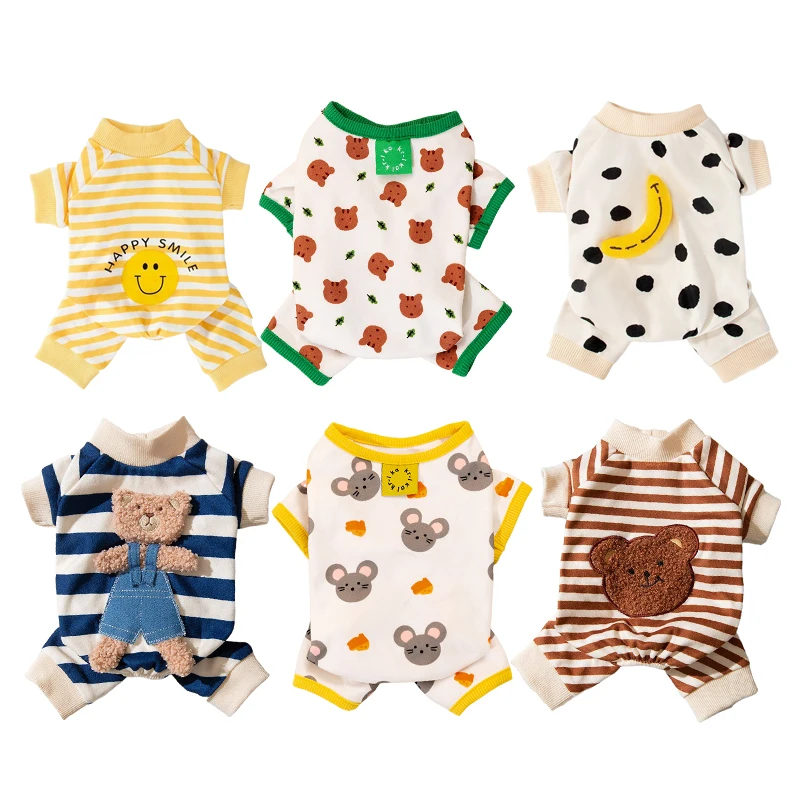 Пижама для щенков из чистого хлопка