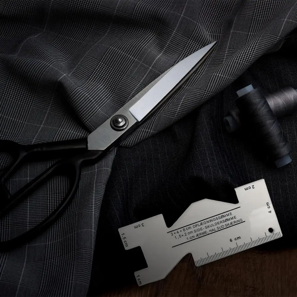 

Precise Hanging Hole Design Time-saving DIY Craft Quilting Ruler Sewing Shop Tool Thickness Ruler Sewing Patch Ruler