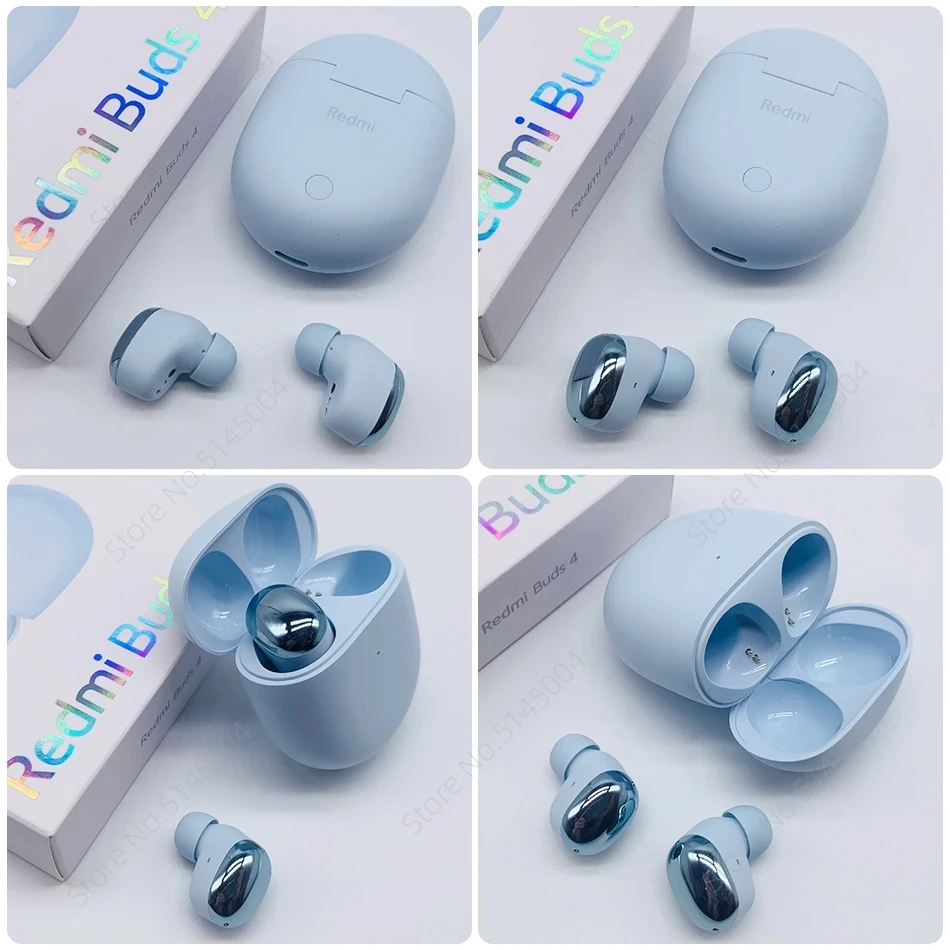 Фото TWS-наушники Xiaomi Redmi Buds 4 с поддержкой Bluetooth 5,2 и активным шумоподавлением №5