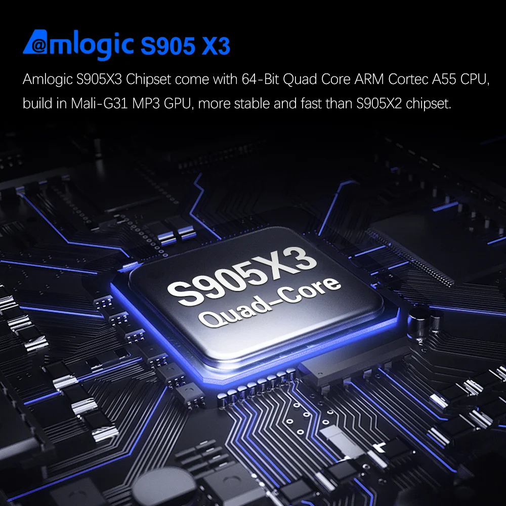 ТВ-приставка TOX1 на Android 4 + 32 ГБ Amlogic S905X3 Wi-Fi 1000 м BT 4K | Электроника