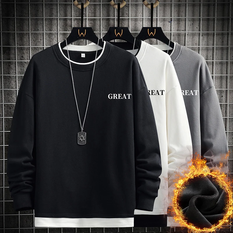 

Patchwork Hoodie Men High Street Harajuku Fleece Sweatshirts Male Letter Print Hoodies Streetwear Hip Hop Pullover Casual Tops